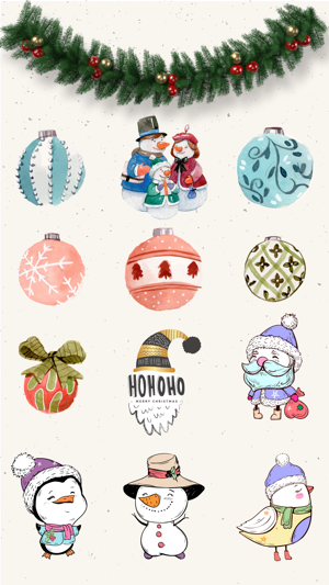 Christmas adorable stickers for iMessage merry(圖2)-速報App