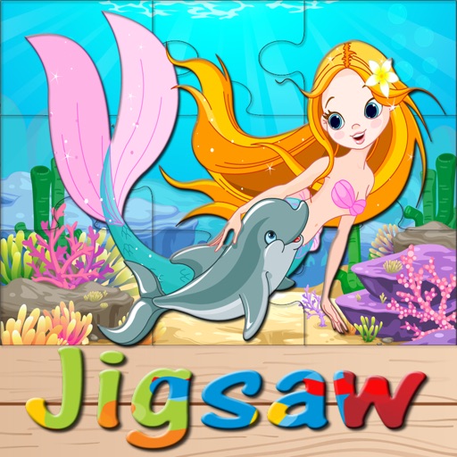 Little Mermaid Jigsaw Puzzle Game Kids and Toddler icon