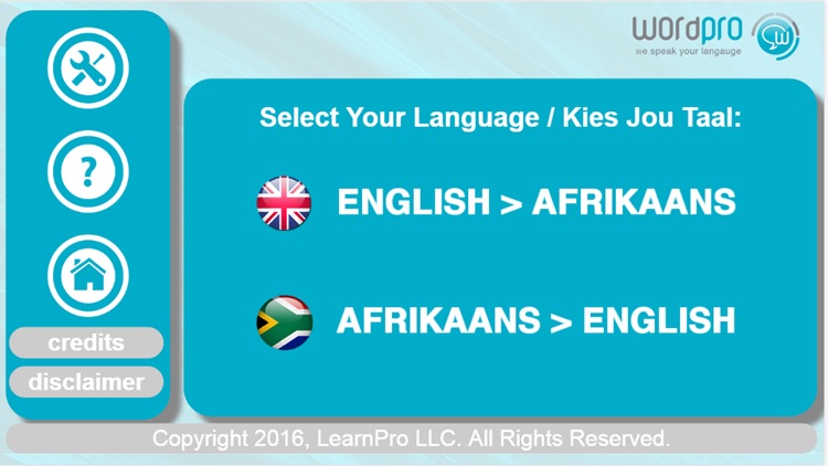 WordPro English / Afrikaans