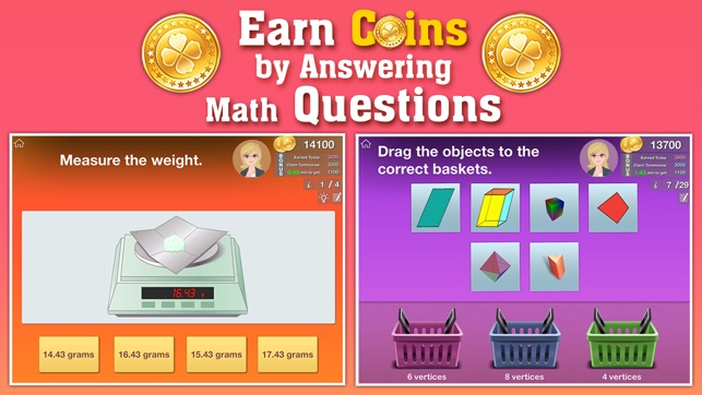 Grade 3 Math Fractions, Measurement, CCSS Learning(圖3)-速報App