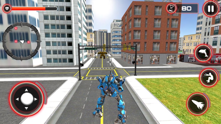 Dolphin Robot Transform War 3D screenshot-3