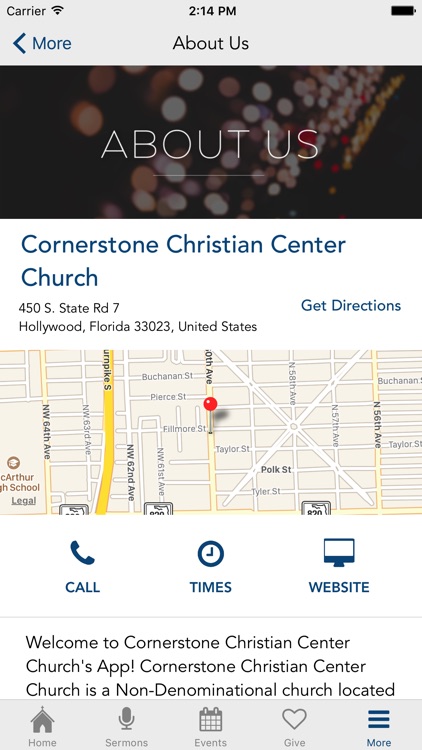 Cornerstone Christian Ctr