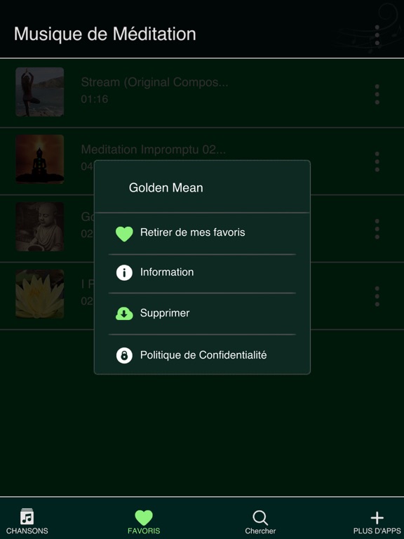 Screenshot #6 pour Musique de Méditation: La Mélodie du Bonheur