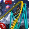 VR Snow Night Sky Visit Roller Coaster Pro