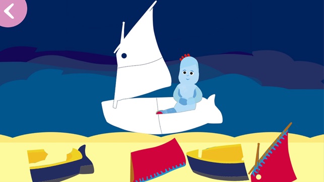 iggle piggle night time boat