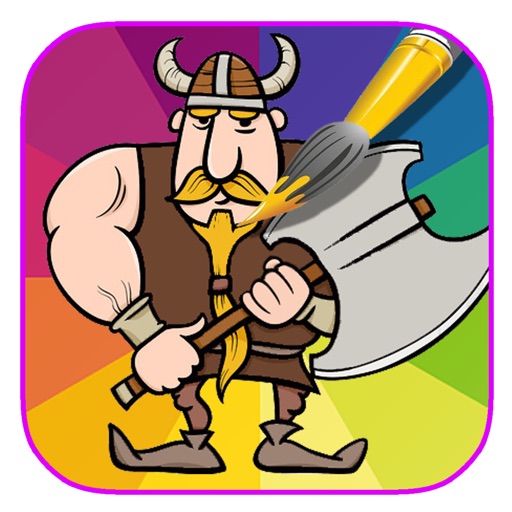 Kids Coloring Book Super Knight Game Version