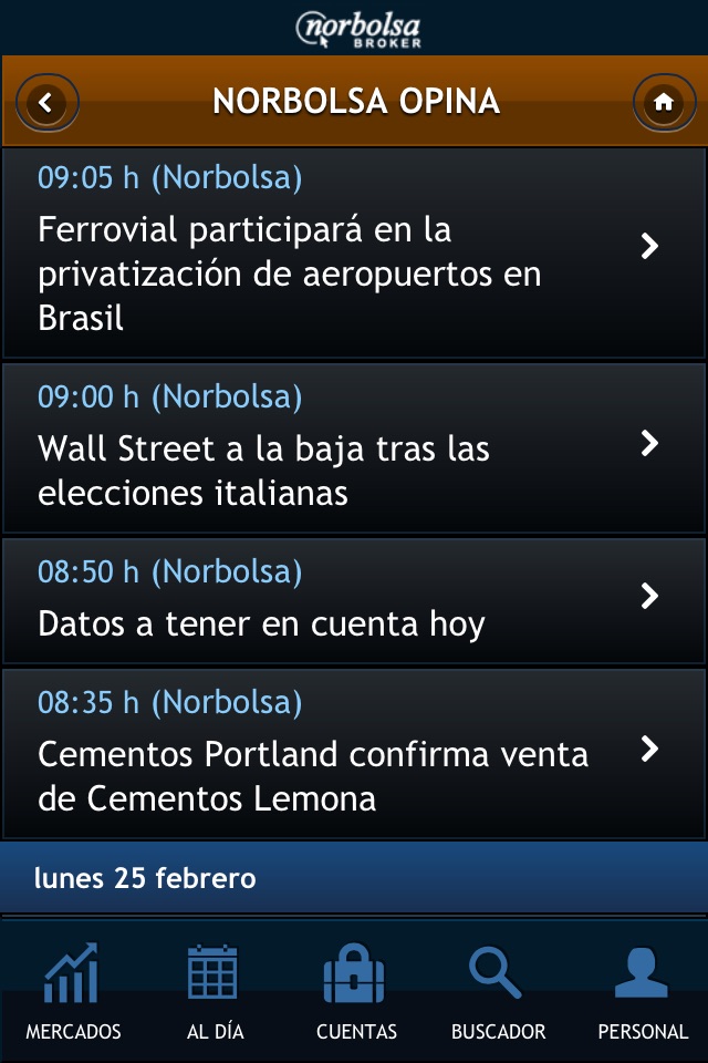 Norbolsa Broker screenshot 3