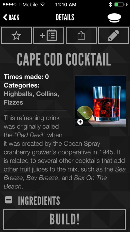 Perfect Drink: Interactive cocktail recipe app screenshot-3