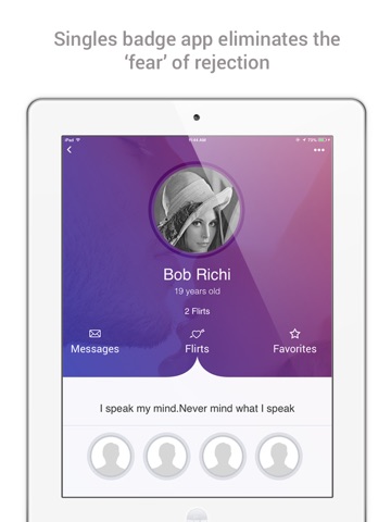 Singles Badge- Dating app to connect single people screenshot 2