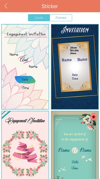 Engagement Invitation Cards Maker