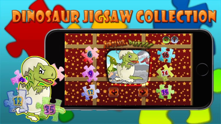 Dinosaur Jigsaw Collection To Learning For Kids screenshot-3