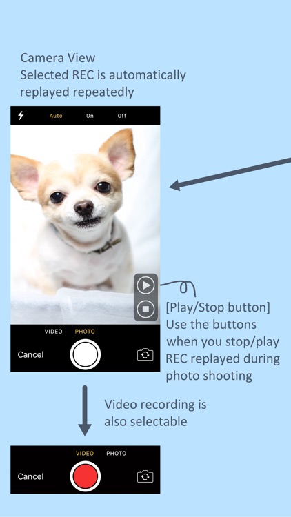 OTOCAM - Camera Shooting with Recorded Sound