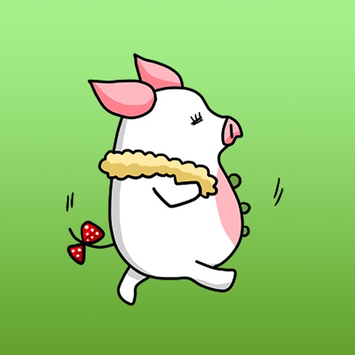 Hani The Litle Pig In Diet Mode Sticker icon