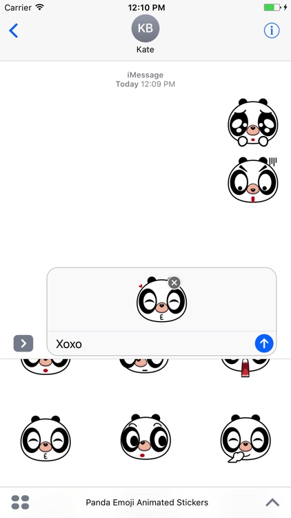 Panda Emoji Animated Stickers For iMessage