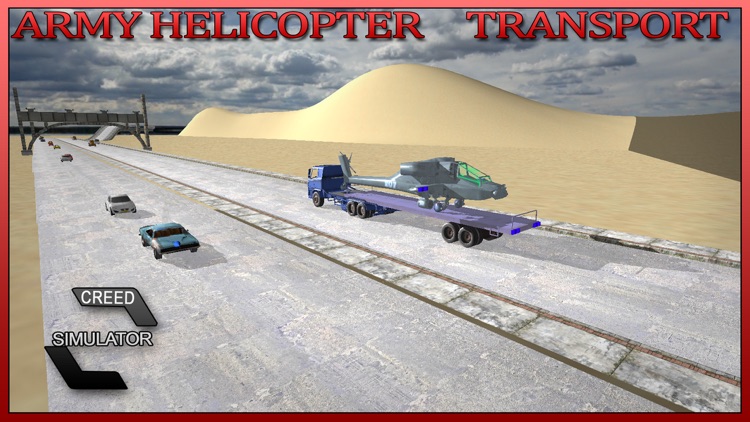 Army Helicopter Transport - Real Truck Simulator