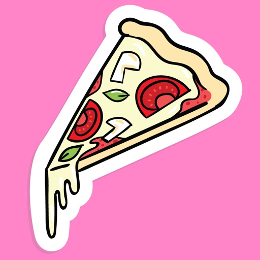 Cartoon Doodle Food and Fun Sticker Pack icon