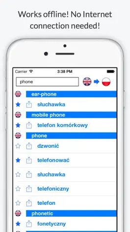 Game screenshot Offline English Polish Dictionary (Słownik) mod apk