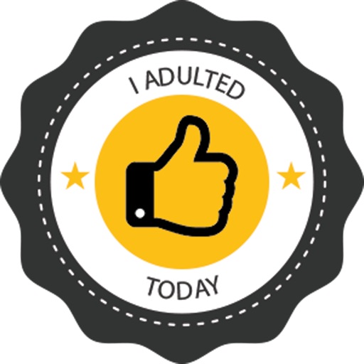 Adulting Stickers iOS App