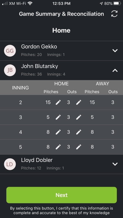 ChangeUp: Baseball Pitch Count screenshot-7