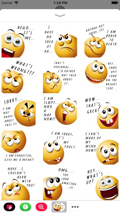 Daily Chit Chat Emoticons Pack screenshot 2