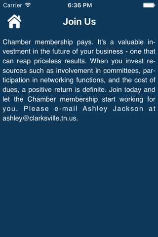 Clarksville Area Chamber of Commerce screenshot 3