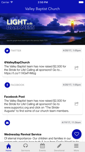 Valley Baptist Church VA(圖2)-速報App