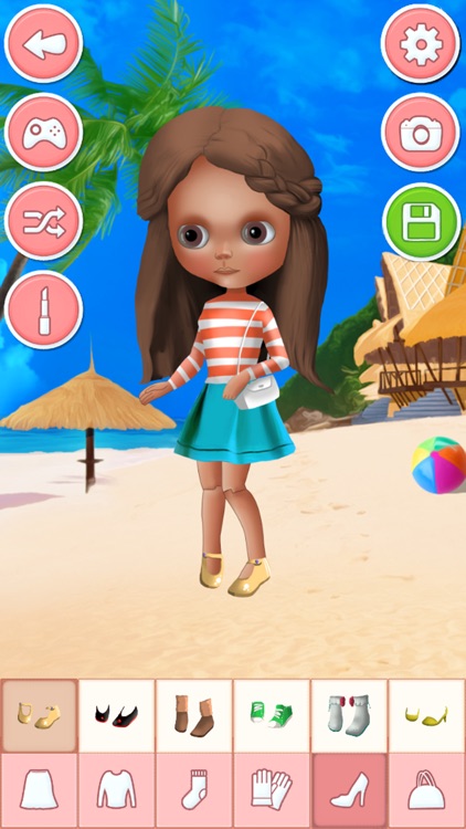 Dress up fashion dolls - make up games screenshot-3