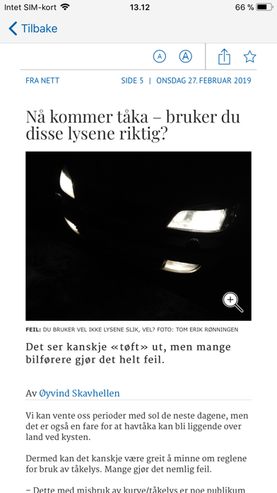 Sandefjords Blad eAvis screenshot 2