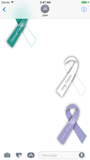 Cancer Awareness Stickers