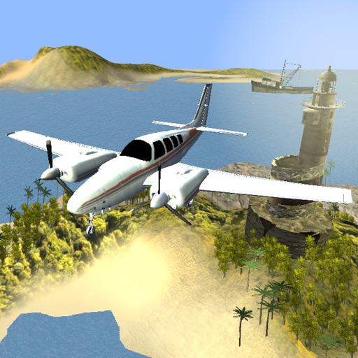 Airport Plane Flight Simulation Game Icon