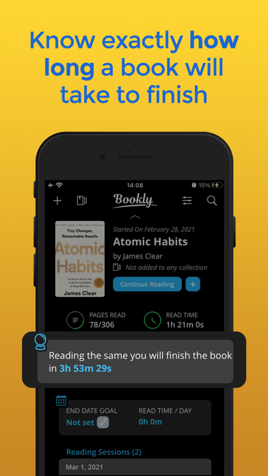 Bookly - Book tracker library Screenshot