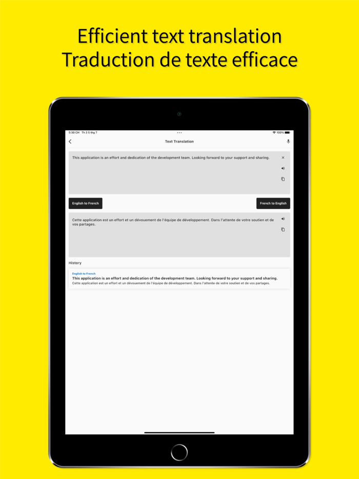 English to French Traduction