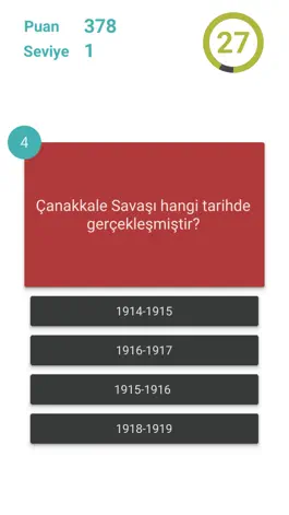 Game screenshot Çanakkale Savaşı Bilgi Yarışması hack