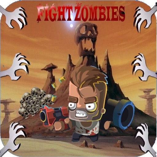 fight zombies games icon