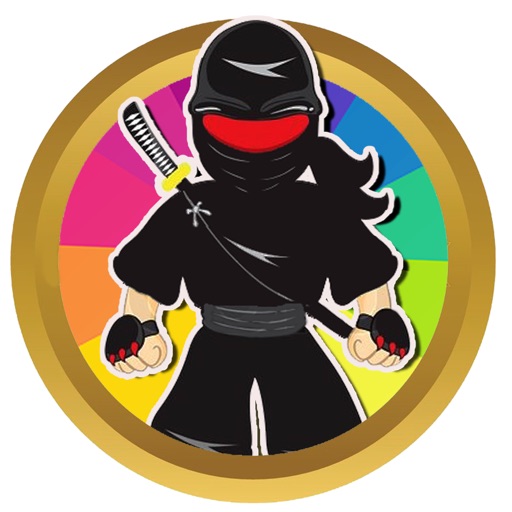 Teenage Ninja Coloring Page Game Educational Icon