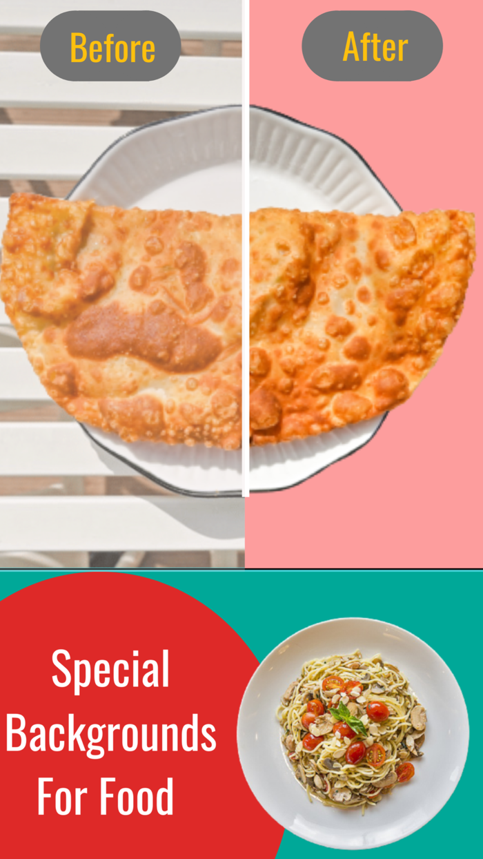 Menu Photo - White Background