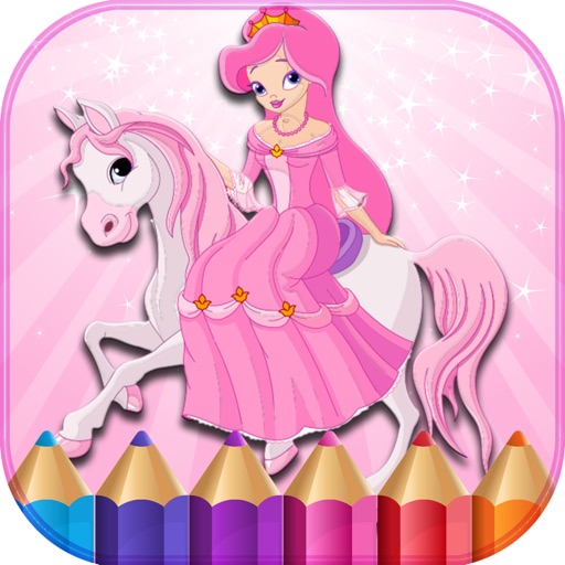 My little Pony Princess Coloring Pages iOS App