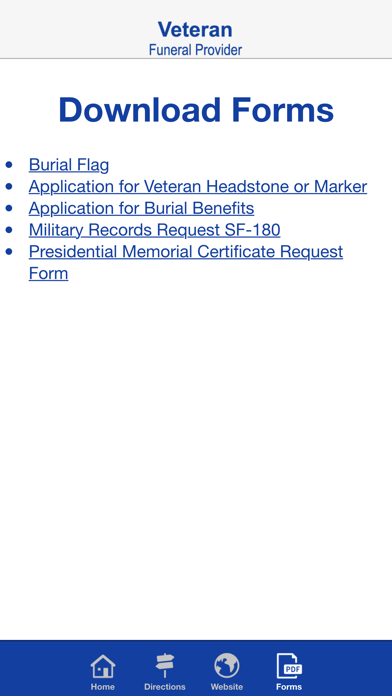 Veteran Funeral Provider screenshot 2