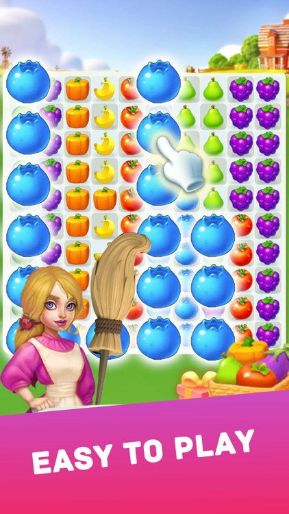 Fruits Blast Crush-Puzzle Game