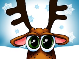 Xmas Reindeer Stickers