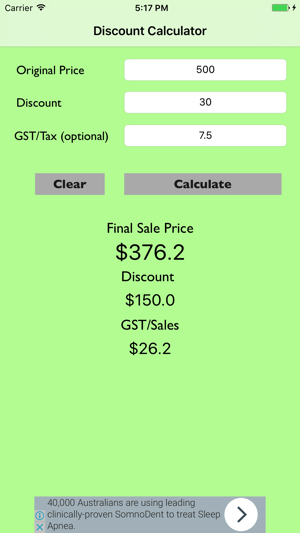 Discount Calculator