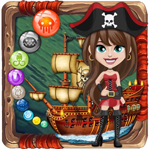 Bubble Shooter Pirate Bubbles Icon