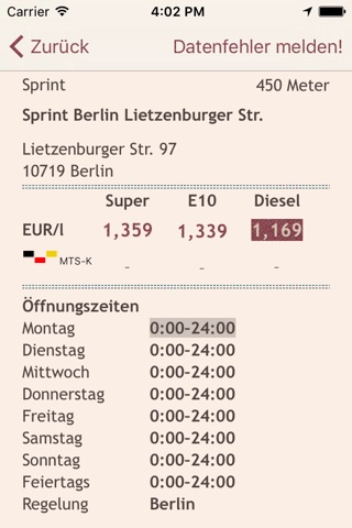 Refuel Benzin- und Dieselpreise in Ihrer Umgebung screenshot 2