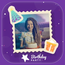 Birthday Photo Frame & Sticker