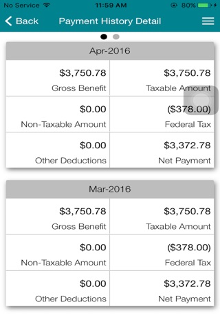 Mobias Pension App screenshot 3