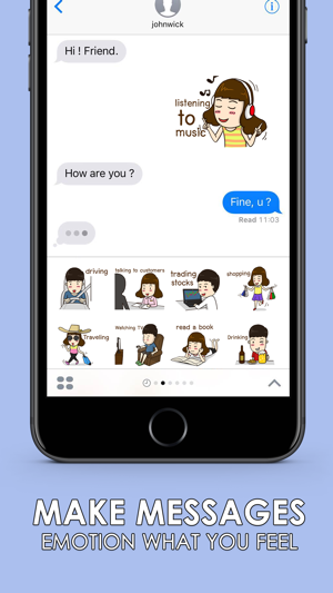 What are you doing? Stickers for iMessage(圖2)-速報App