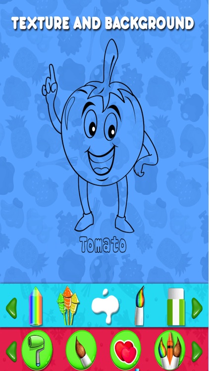 Vegetables Kids Coloring Book Pro screenshot-3