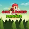 Girl Archer Running Avoid Obstacles