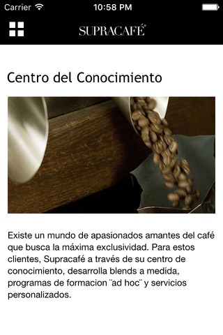 Supracafé screenshot 2