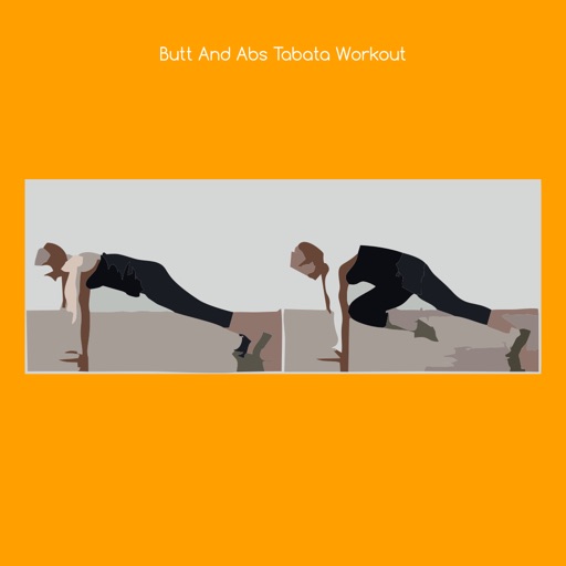 Butt and abs tabata workout icon